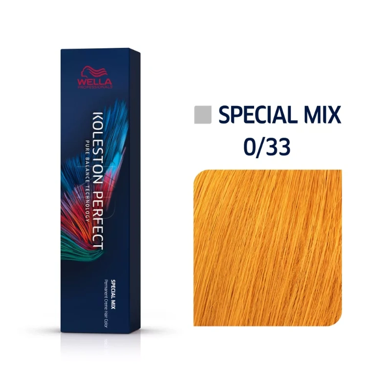 Wella Koleston Perfect Me+ Hajfesték - 0/33 - 60ml - Inteenzív Arany képe 1